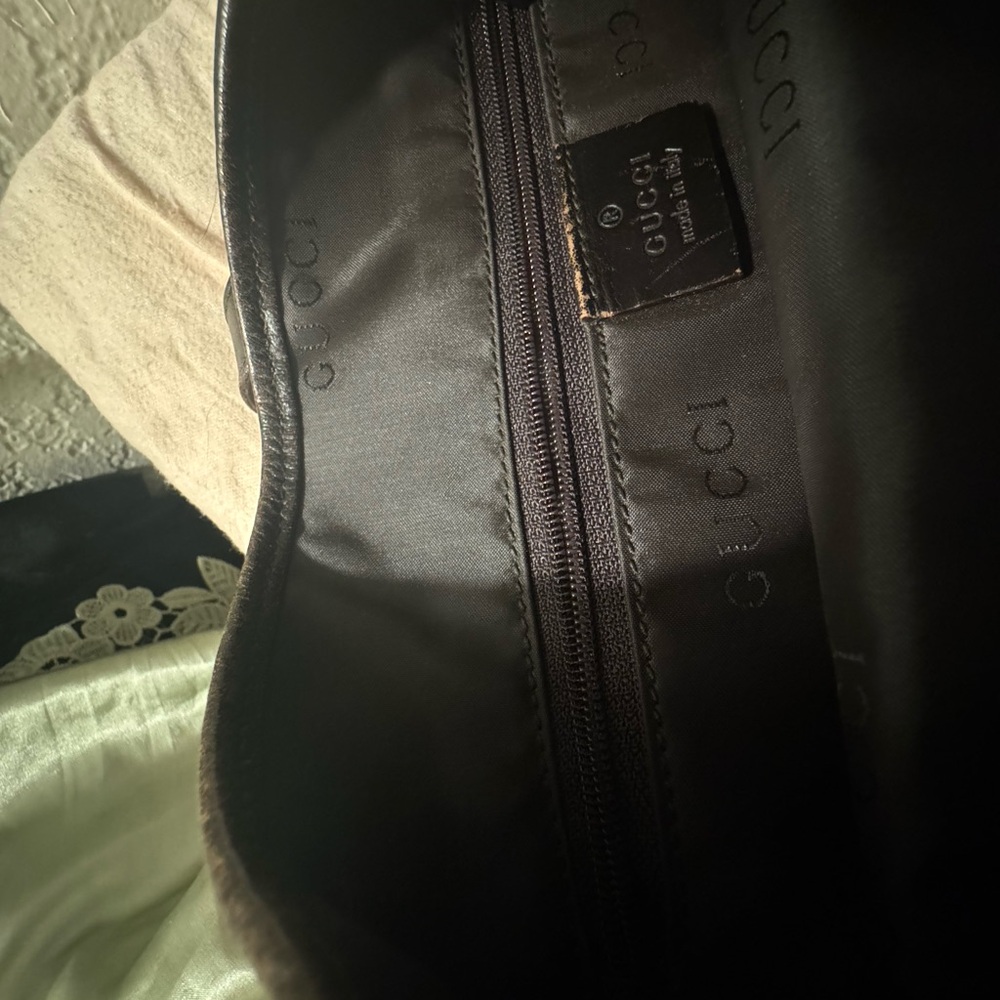Gucci Jackie Suede and Leather (chocolate brown on dark brown) - Picture 7 of 10